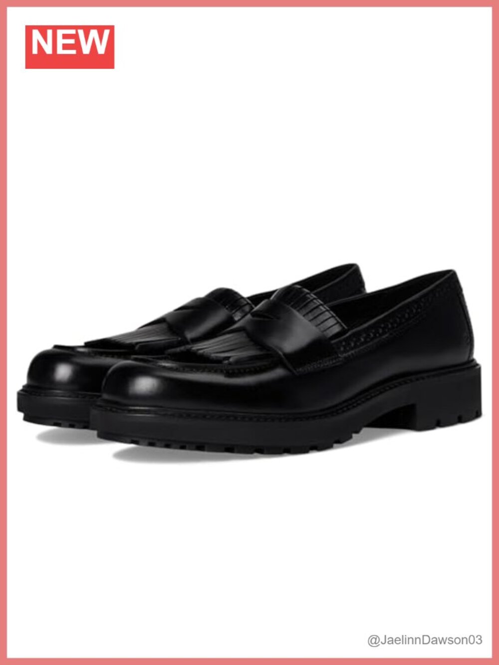 ECCO Women's Leather Loafers Slip-On Comfort Walking Shoes
